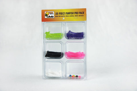 50 piece Tattle Tail Pro Panfish Pack - Standard Colors - Sunrise Tackle Shop Exclusive