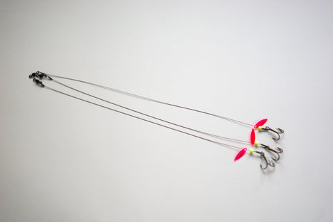 Walleye Wire Tip Up Rigs - Ice Fishing - 30LB - 3 Pak - Sunrise Tackle Sunrise Tackle Shop Walleye Wire Tip Up Rigs - Ice Fishing - 30LB - 3 Pak - Sunrise Tackle Sunrise Tackle Shop