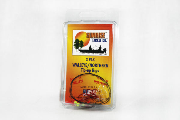 Walleye Ready Rigs- 3 Pack - Bubble Gum